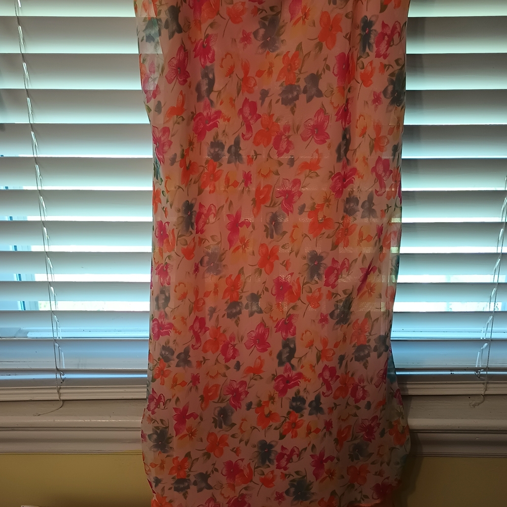 The Clothing Company Peach and Floral Dress